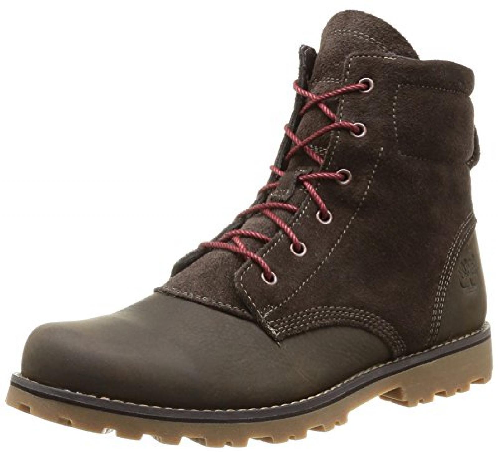 Timberland  Ek Asphalt Trail 6" Plain Toe Lace Boot, Jungen Stiefel Braun Dark Brown, Braun - Braun (Dunkelbraun) - Gr&ouml;&szlig;e: 34.50 